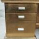 desk design RODOLFO DUBARRY covered brass decor desk brass