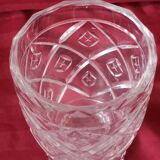 St Louis crystal vase signed