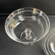 Compotier baccarat engraving nets