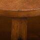 Dutch Art Deco Modernist Amsterdam School side table in Oak square inlay