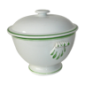 Former covered pot or small tureen Sarreguemines 1900