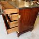 Empire dresser 4 drawers in mahogany and bronze