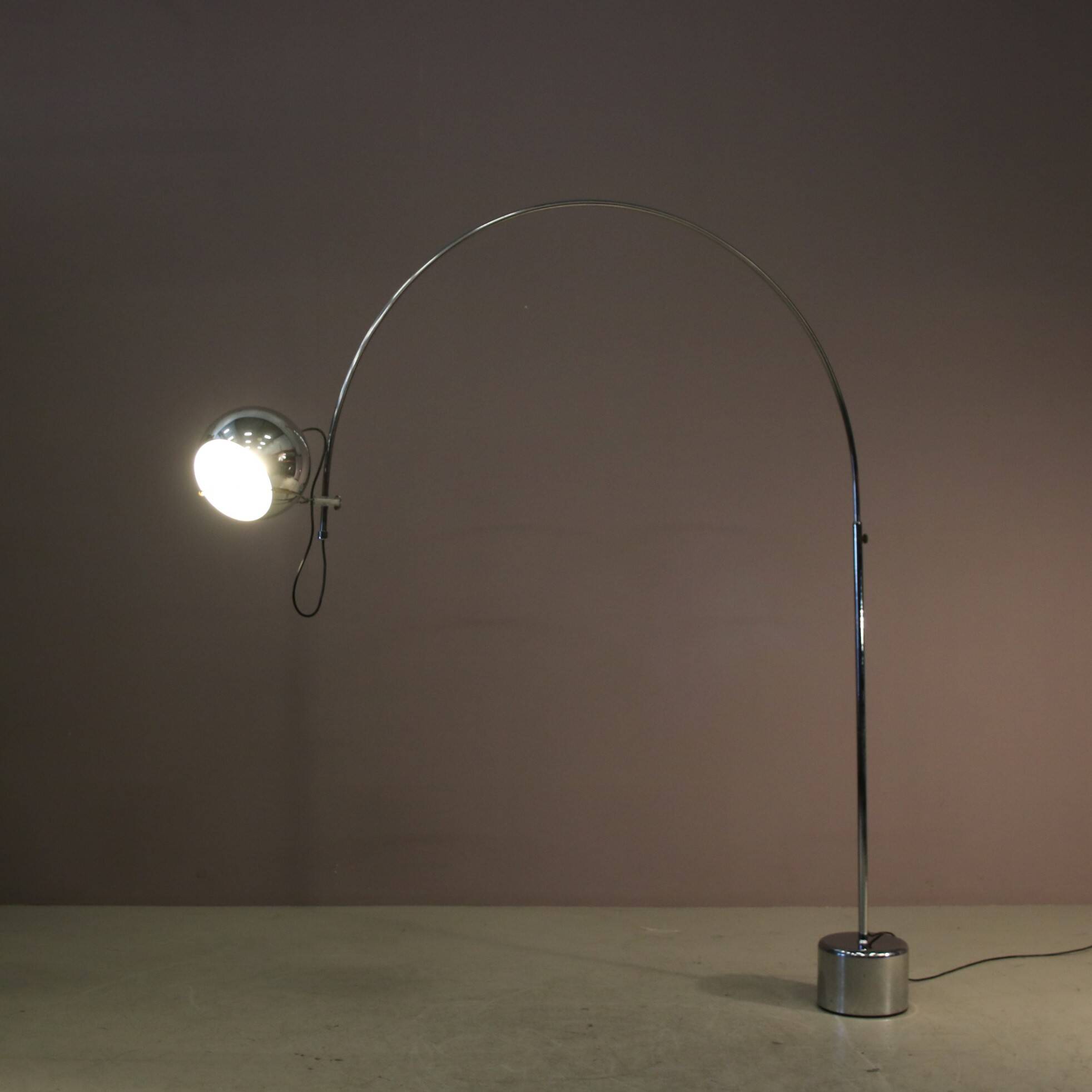 1970s Large adjustable arc lamp by Gepo, Netherlands