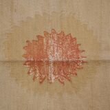 Vintage Turkish hand-knotted rug 141x146 cm