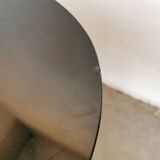 Oval coffee table in black opaline