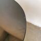 Oval coffee table in black opaline