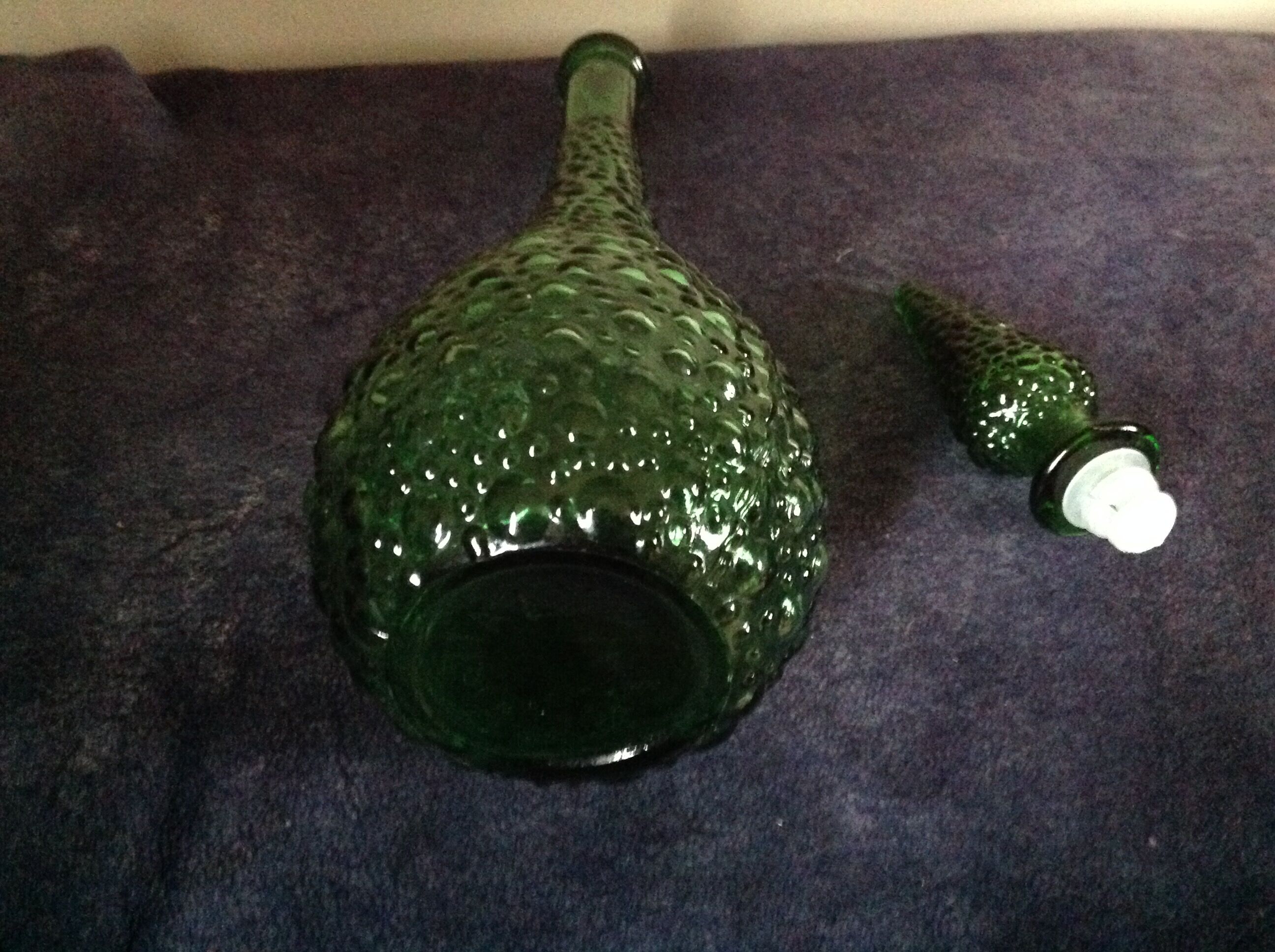 Green empoli bottle