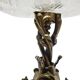 Rococo bronze bowl on stand, France, 1890s