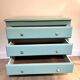 Green wood Provence chest of drawers