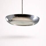 Chrome pendant light, Josef Hůrka, Czechoslovakia