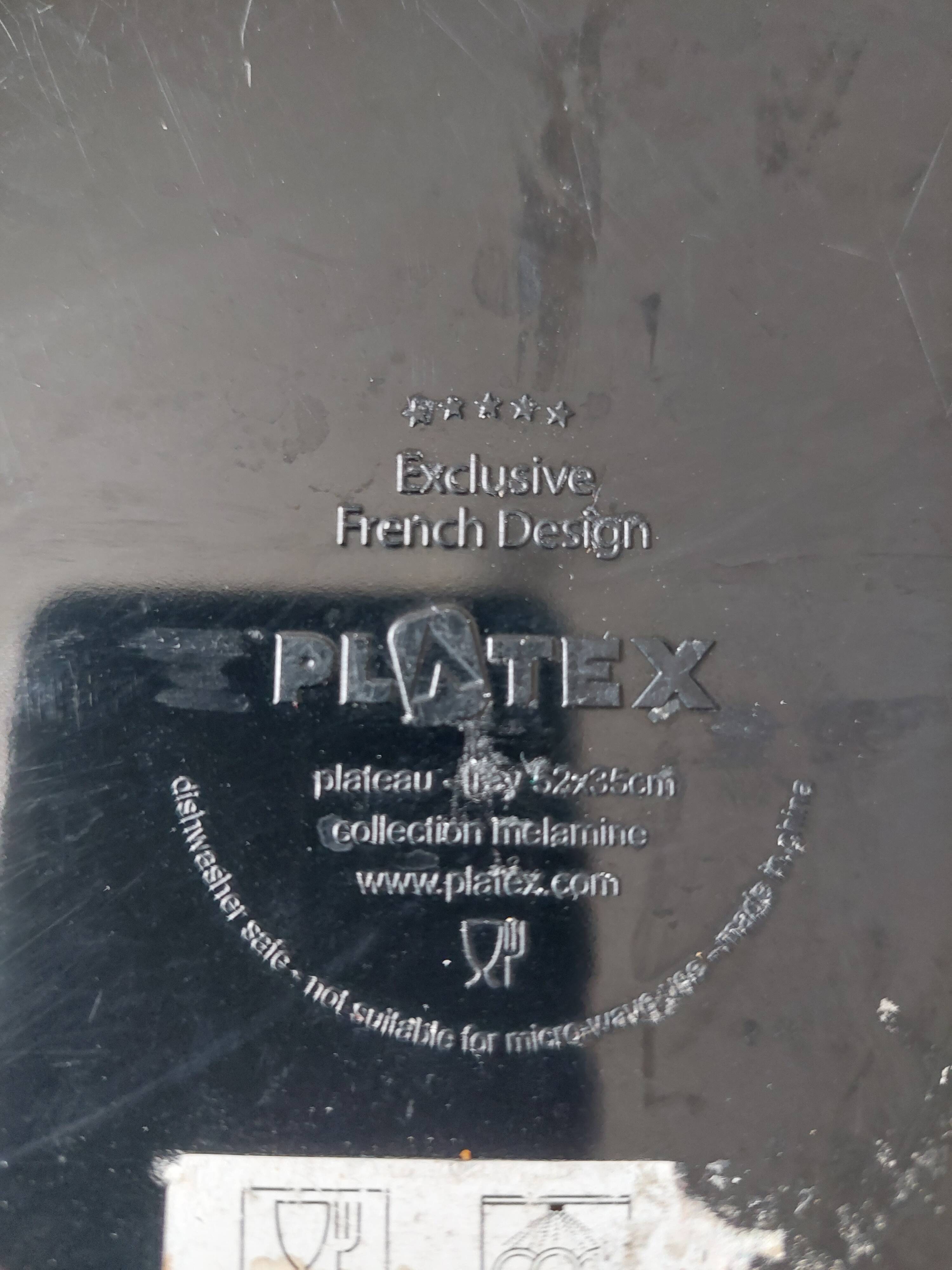 Platex tray melamine collection