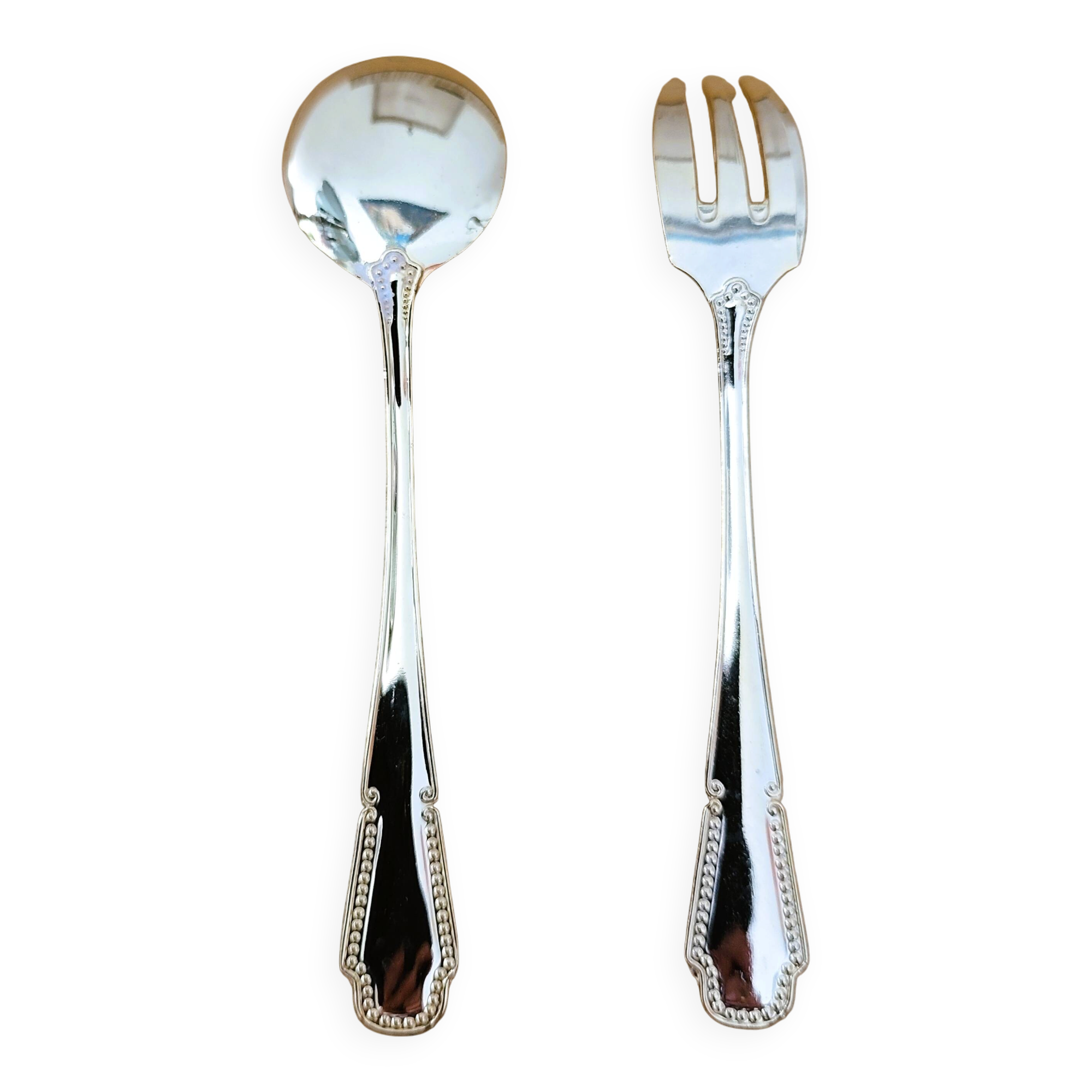 Vintage gold dessert forks and spoons