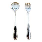 Vintage gold dessert forks and spoons