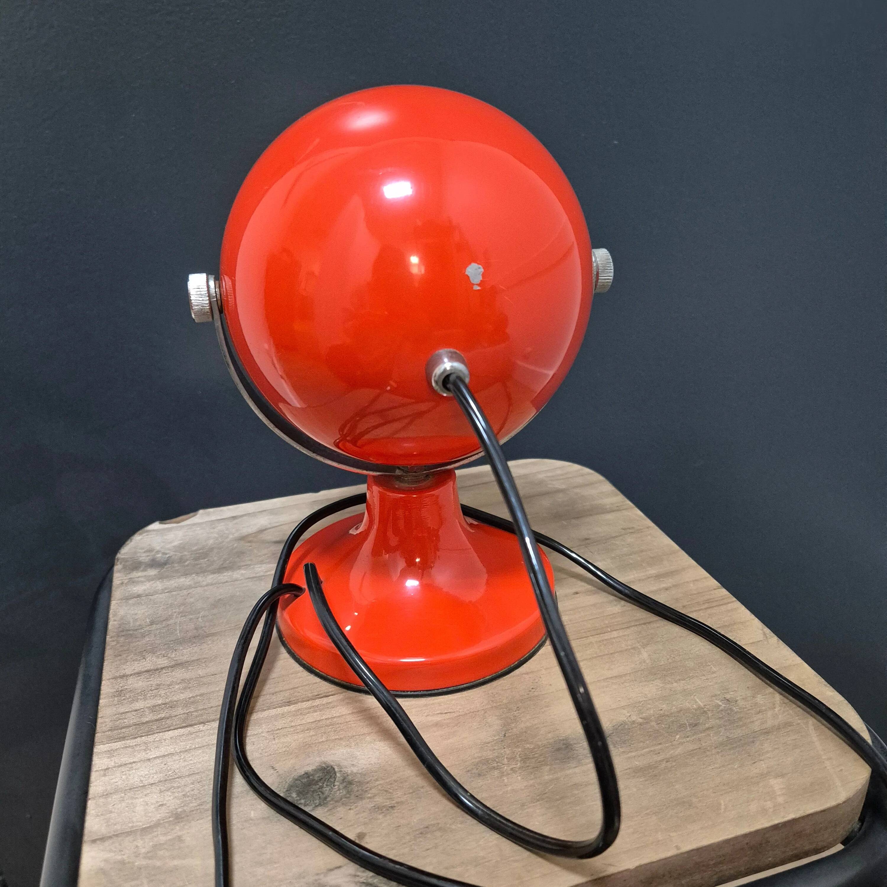 Vintage orange lamp