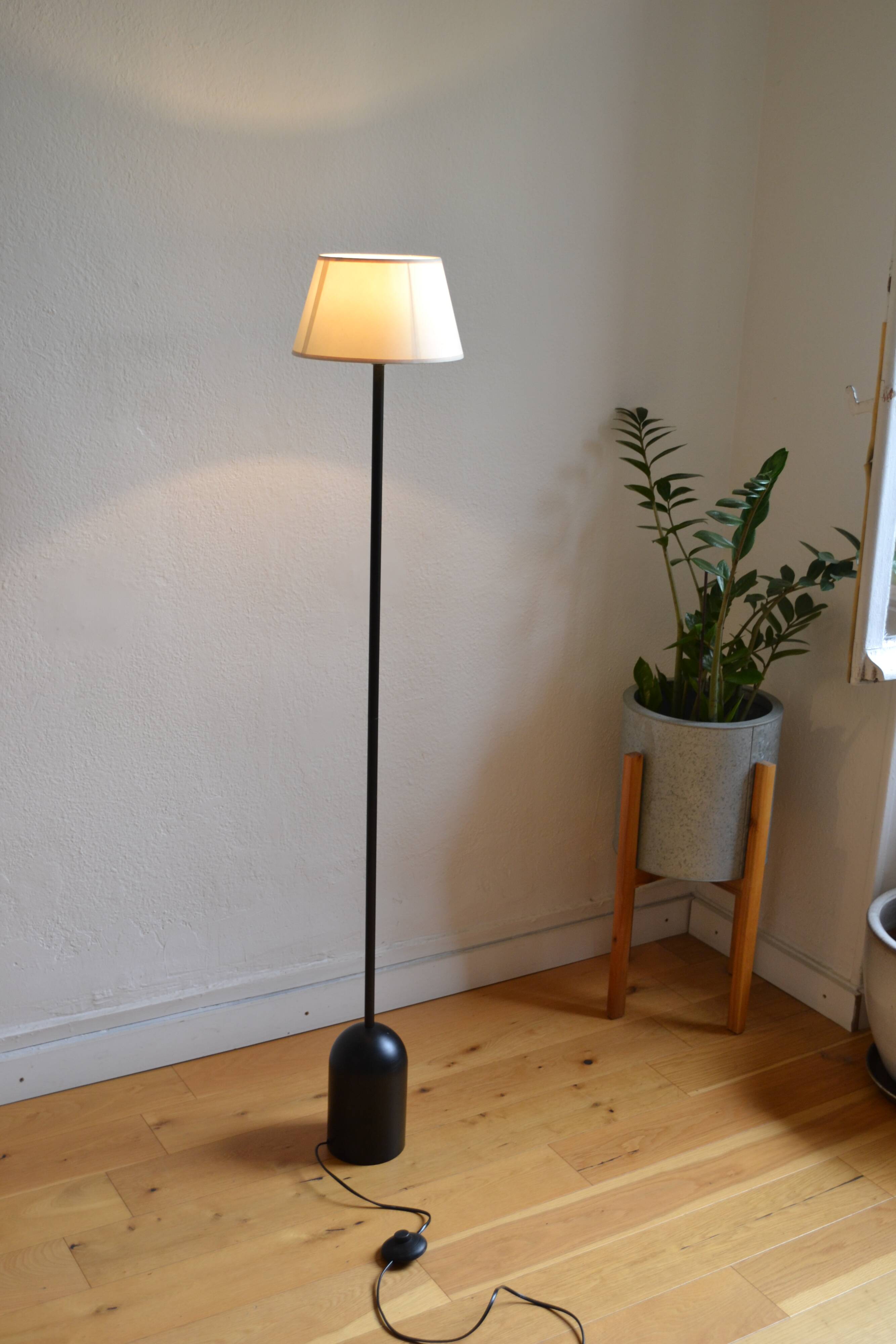 Vintage postmodernist reading floor lamp 1980
