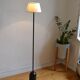 Lampadaire liseuse postmoderniste vintage 1980