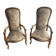 Paire de fauteuils Voltaire style Louis-Philippe