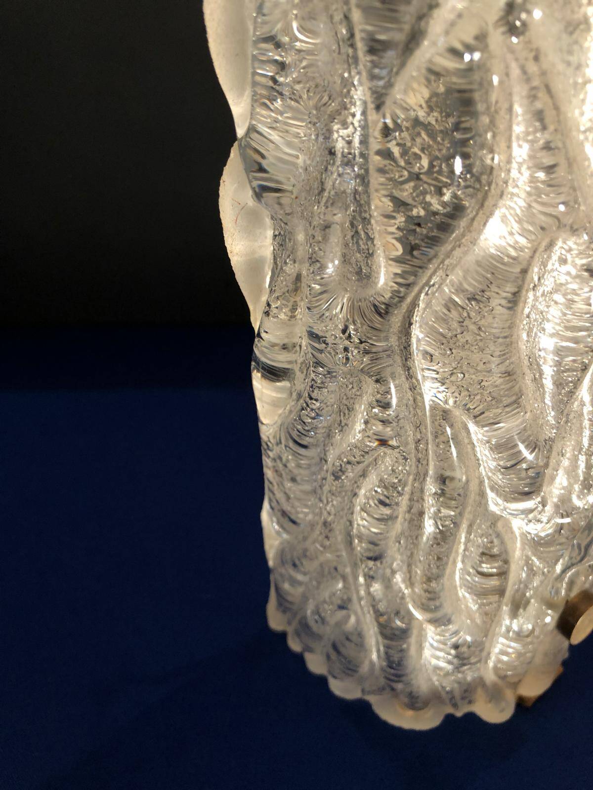 Pair of crystal wall lights for vintage Kalmar