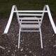 6 fauteuils de jardin fer et plastique