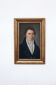 Portrait man pastel 1818 in gold frame