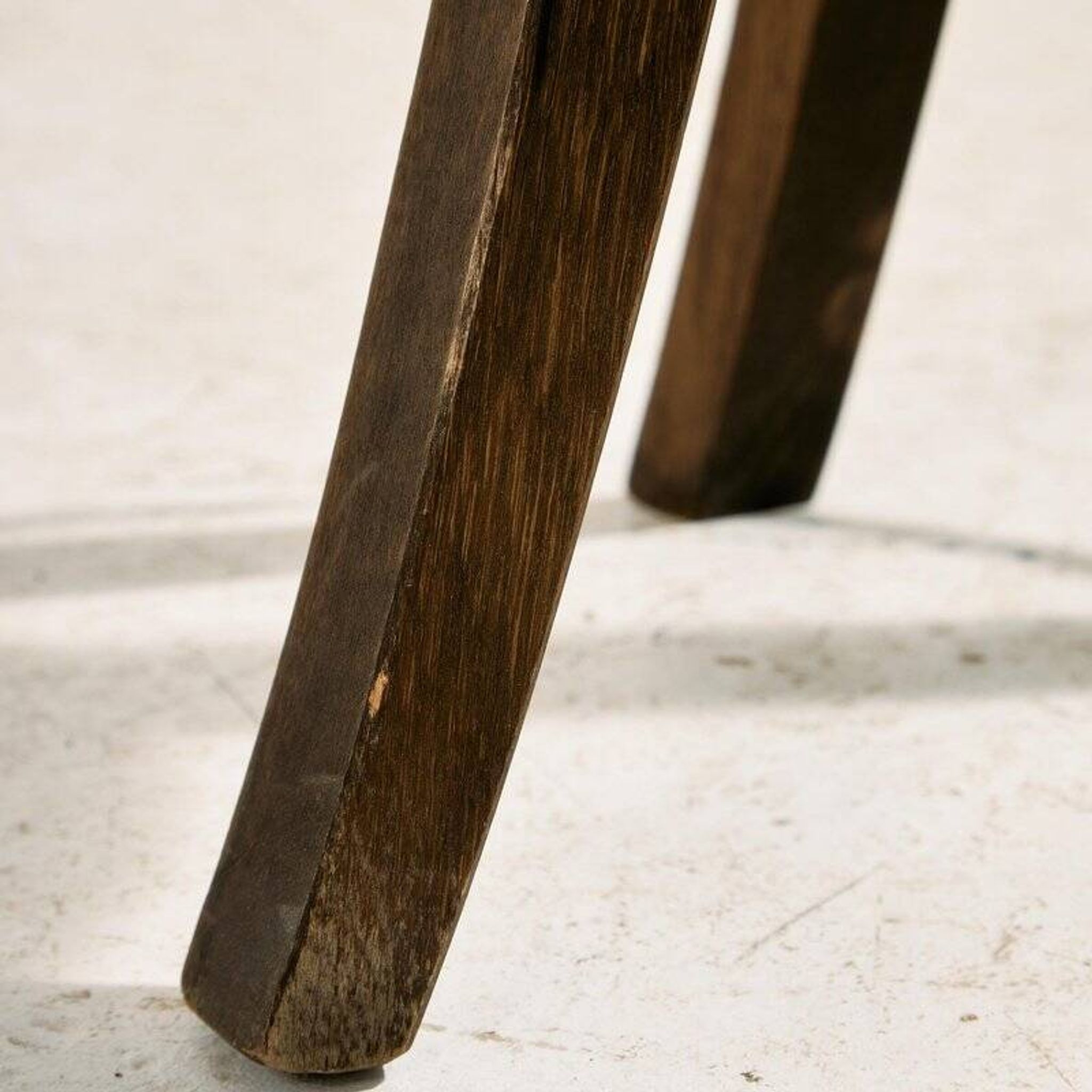 Tabouret de bar en hêtre vintage, années 1970