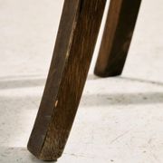 Tabouret de bar en hêtre vintage, années 1970