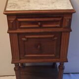Bedside console tinted cherry