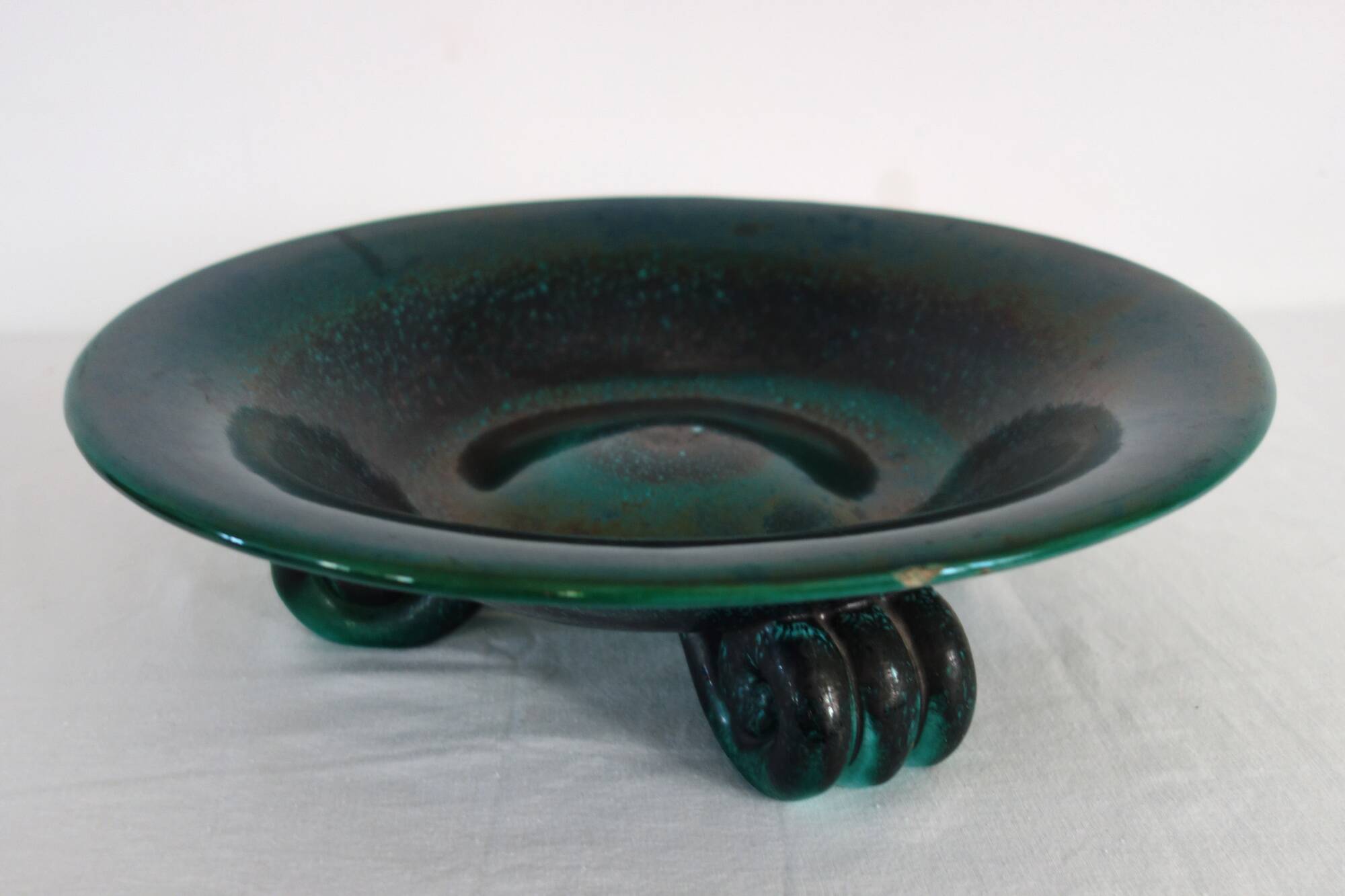 Large Ceramidi fruit bowl, 1950s