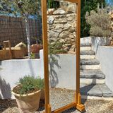 Miroir art-déco psyché sur roulettes