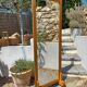 Miroir art-déco psyché sur roulettes