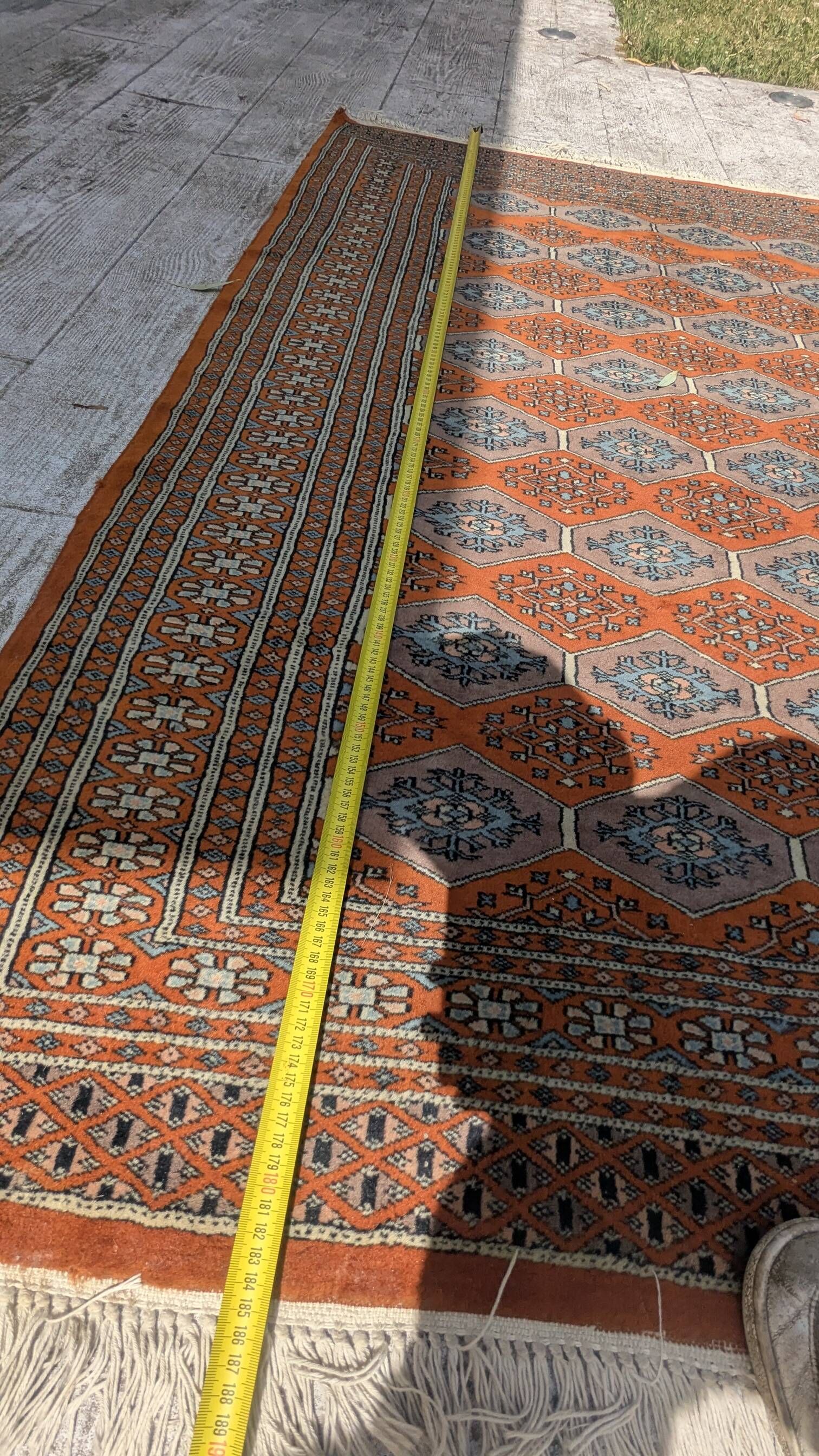 Handmade Oriental Boukhara Rug – Vintage / Bohemian Style – 130 x 195 cm