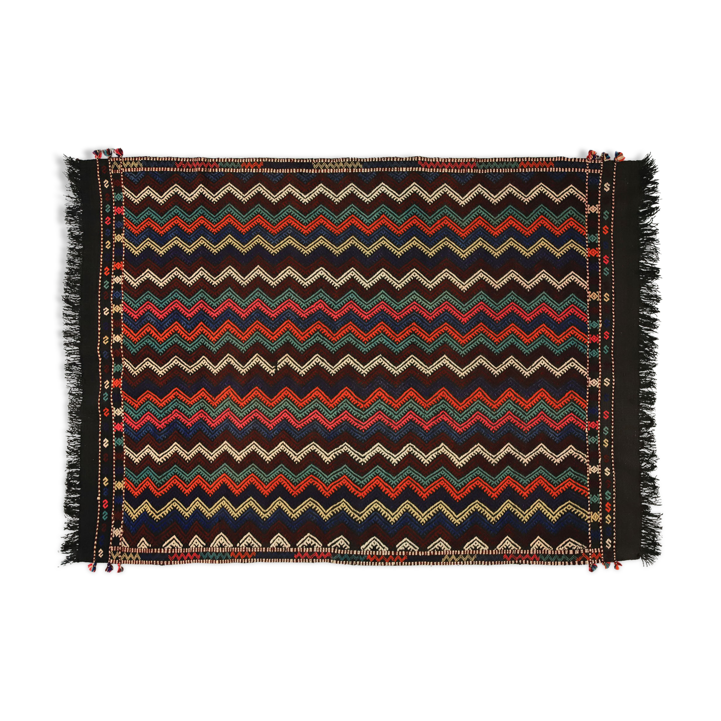 Anatolian handmade kilim rug 211 cm x 154 cm