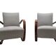 Paire de fauteuils Art Déco J. Halabala H 269, 1930 tchèque
