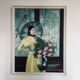 Woman with a parasol painting