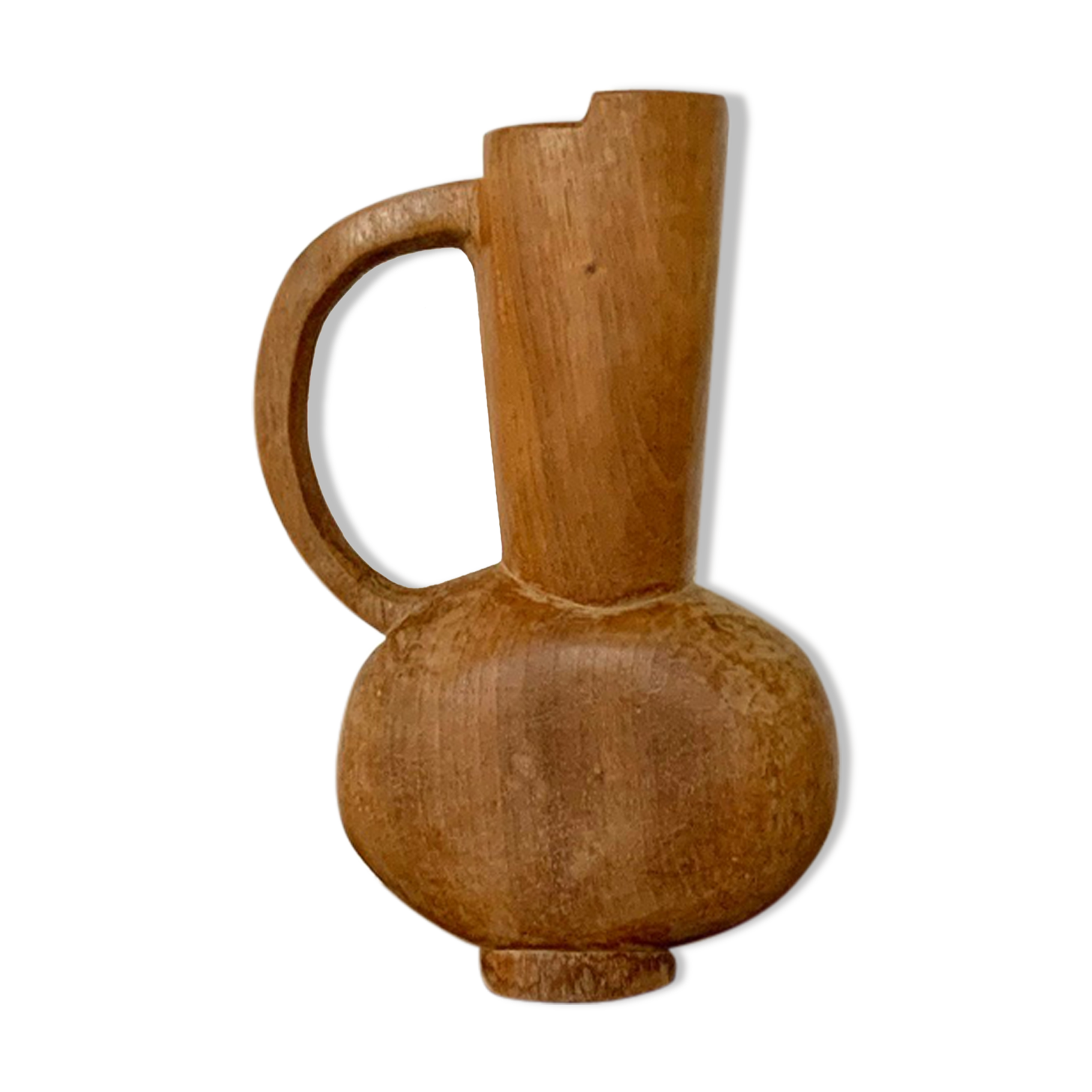 Wooden cove vase, 1960s