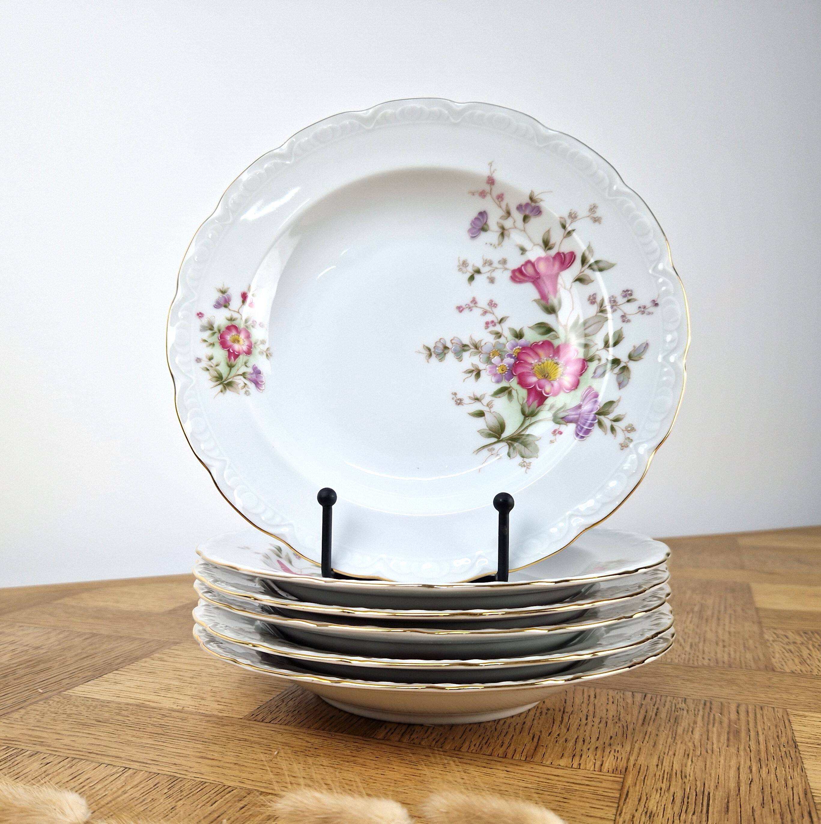 6 vintage deep plates MITTERTEICH Bavaria