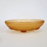 Centerpiece with 12 cups, opalescent glass, Sabino France 1930