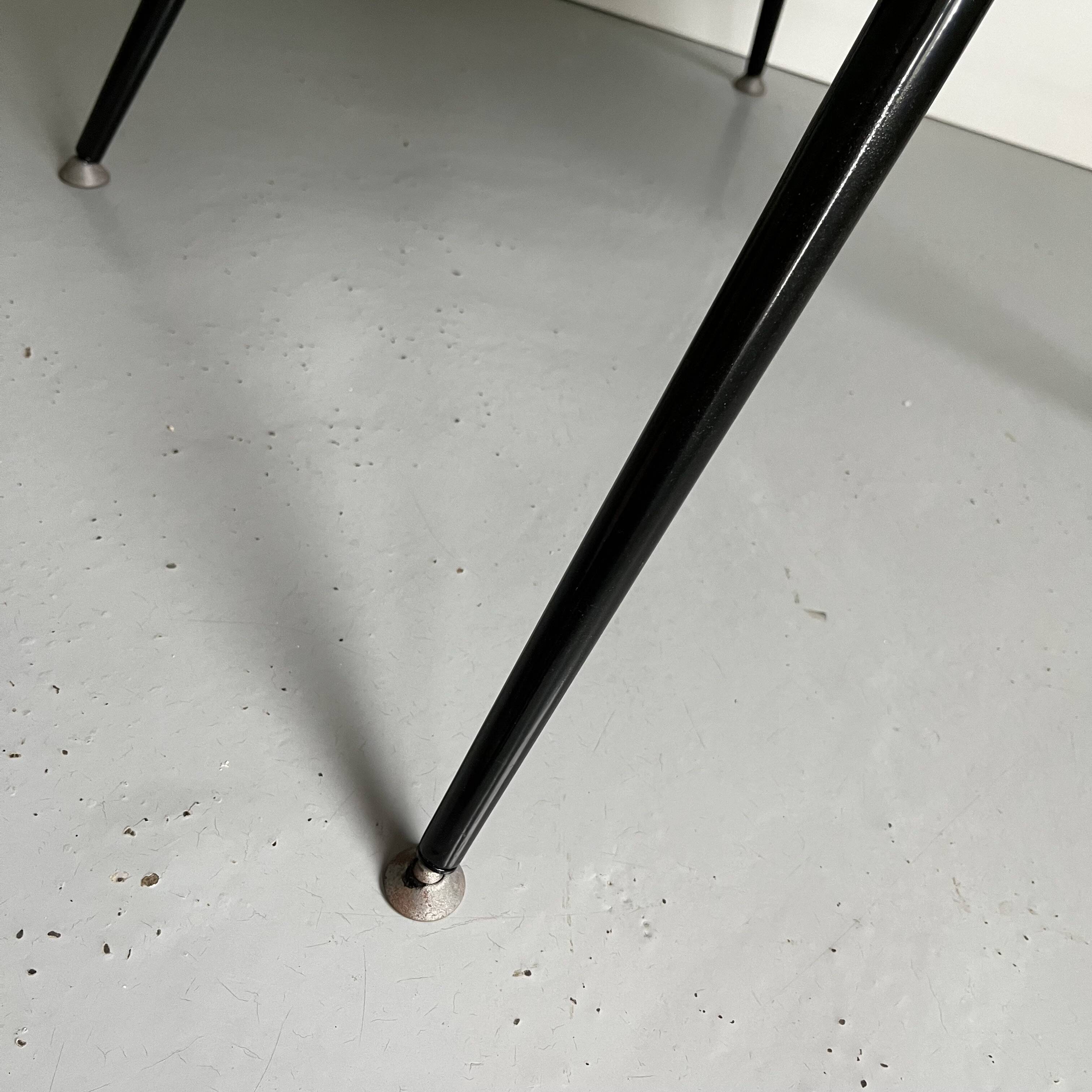 Hot Pink Post Modern Chair with Metal Legs, Vintage Space Age Armchair