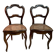 Paire chaises Louis Philippe