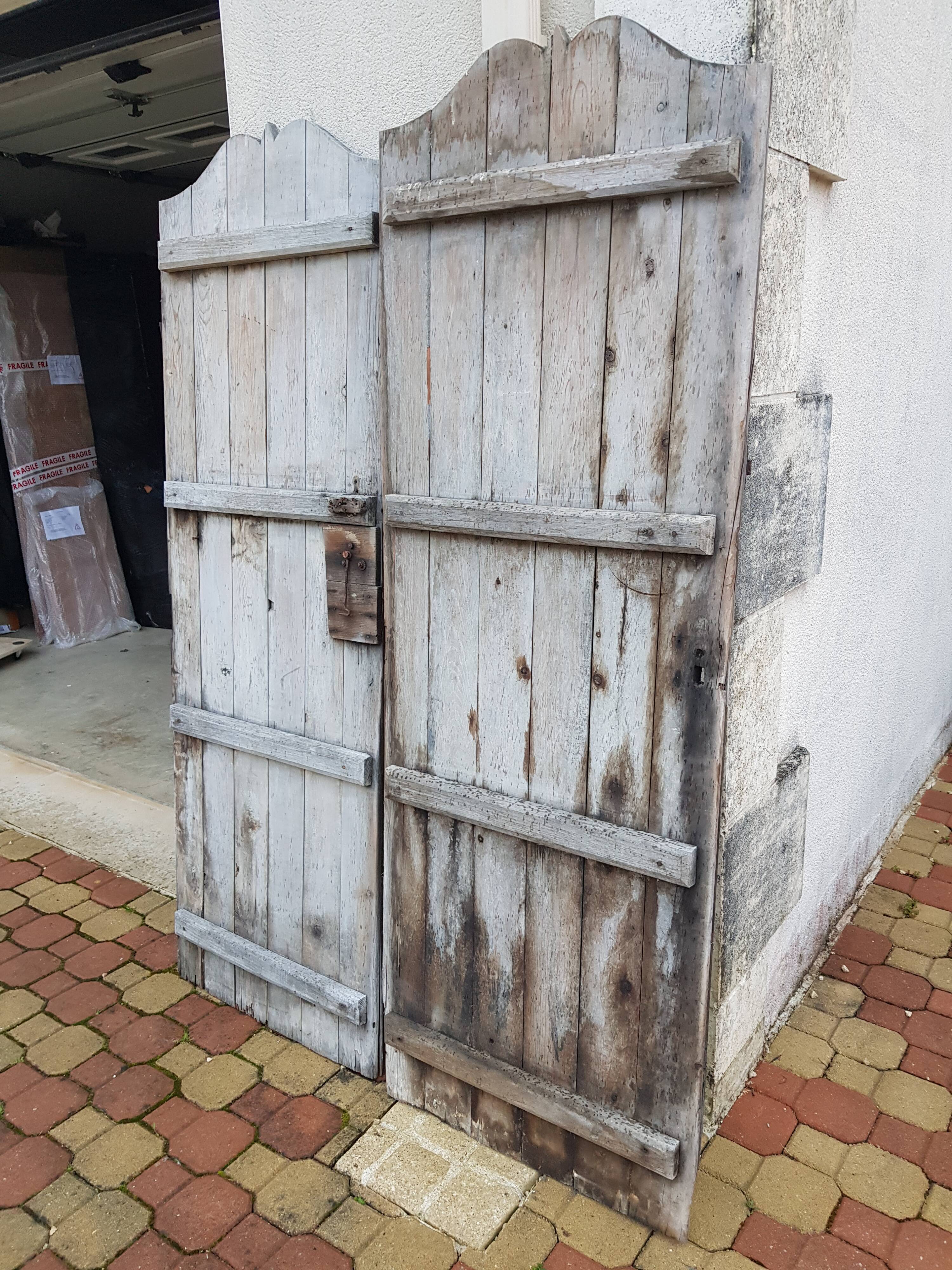 Set de 2 portes ancienne