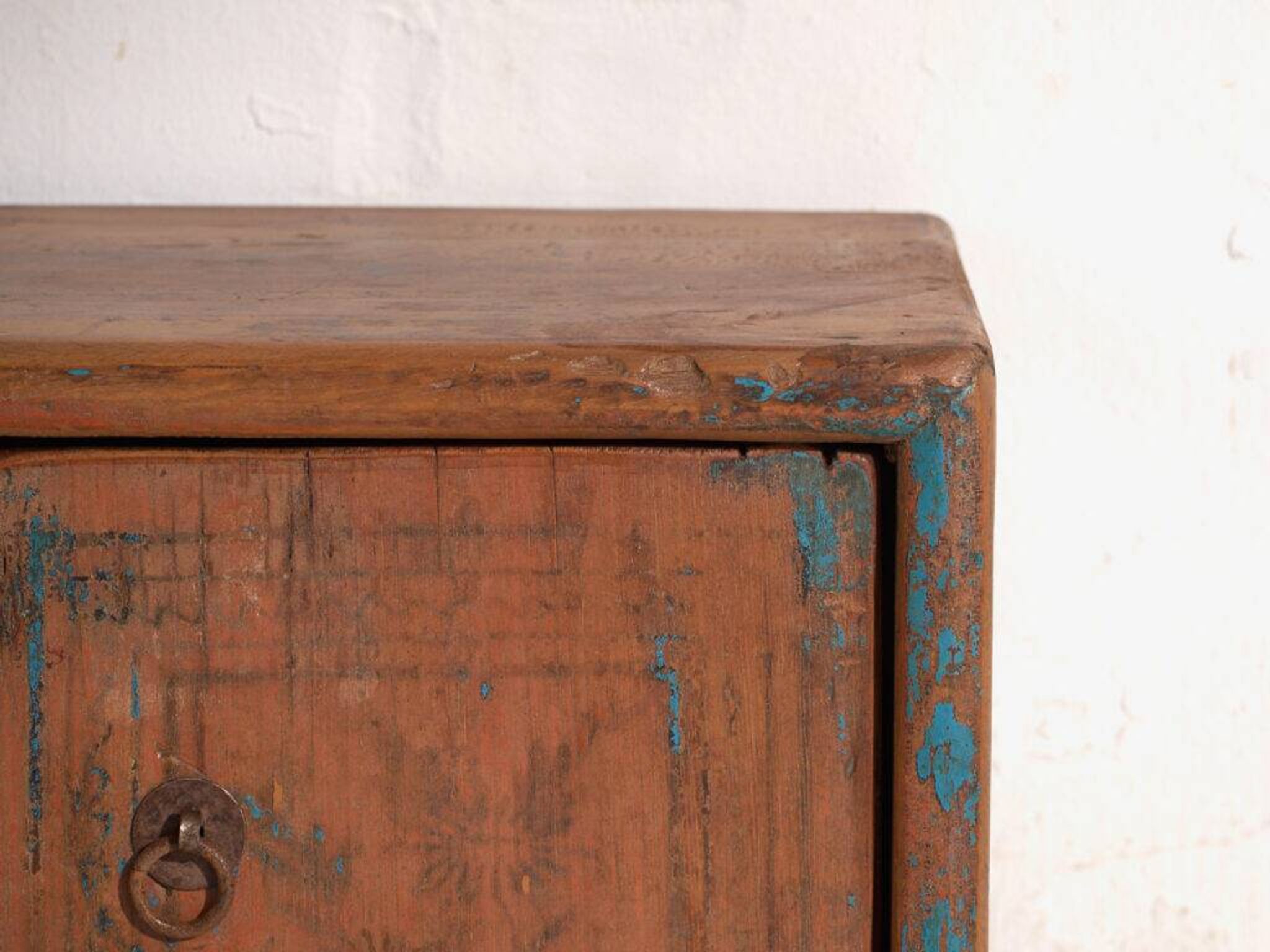 Antique low elm wood furniture – China, around 1900