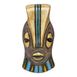 Masque africain en céramique