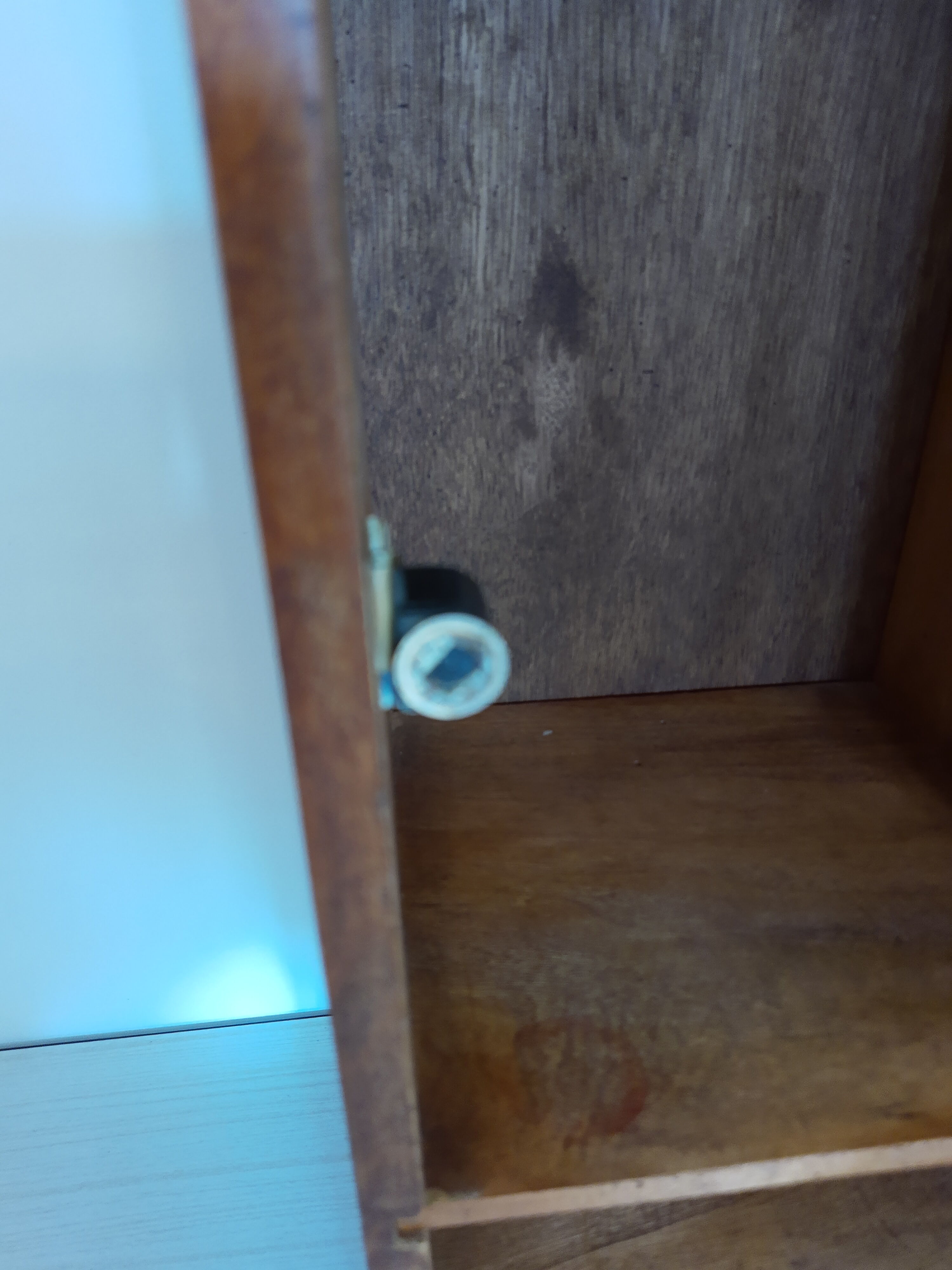 Vintage wood medicine cabinet