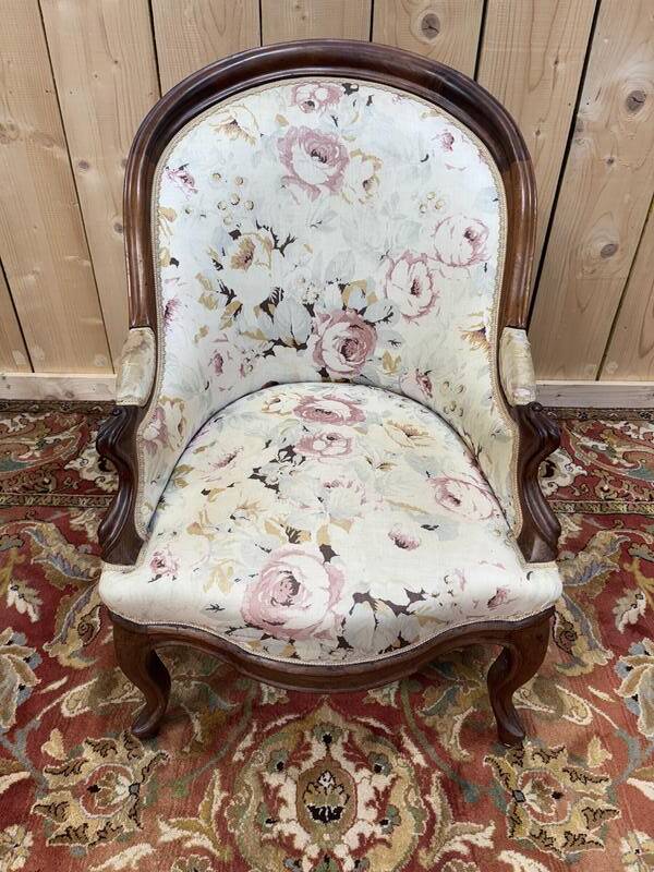 Fauteuil - Crapaud - Chauffeuse gondole Napoléon III