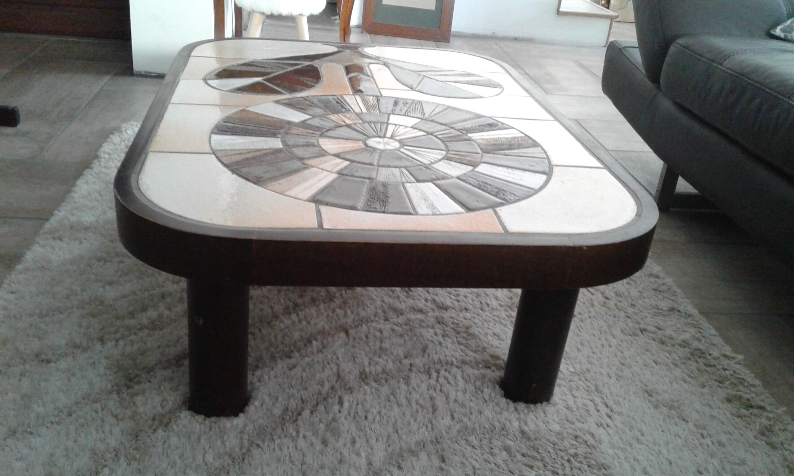 Roger Capron coffee table Shogun model vintage