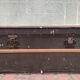 Trunk old wooden chest