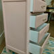 Commode vintage rose