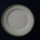 Flat plate in earthenware of Digoin Sarreguemines model Arcole diam 23,5 cm