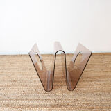 Plexiglas magazine holder Michel Dumas