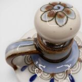 Ken Edwards El Palomar Tonala Mexican Pottery Decanter - Hand Painted Birds